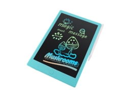 Tablet de Escrita Lcd Tela Monocromática de 10 Polegadas com Desenho de Caneta Escrita Tomando Notas Deixando Mensagens para Crianças Menino Azul