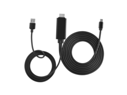 Cabo de espelhamento de tela HDMI Type c para TV 4K EOOCOO