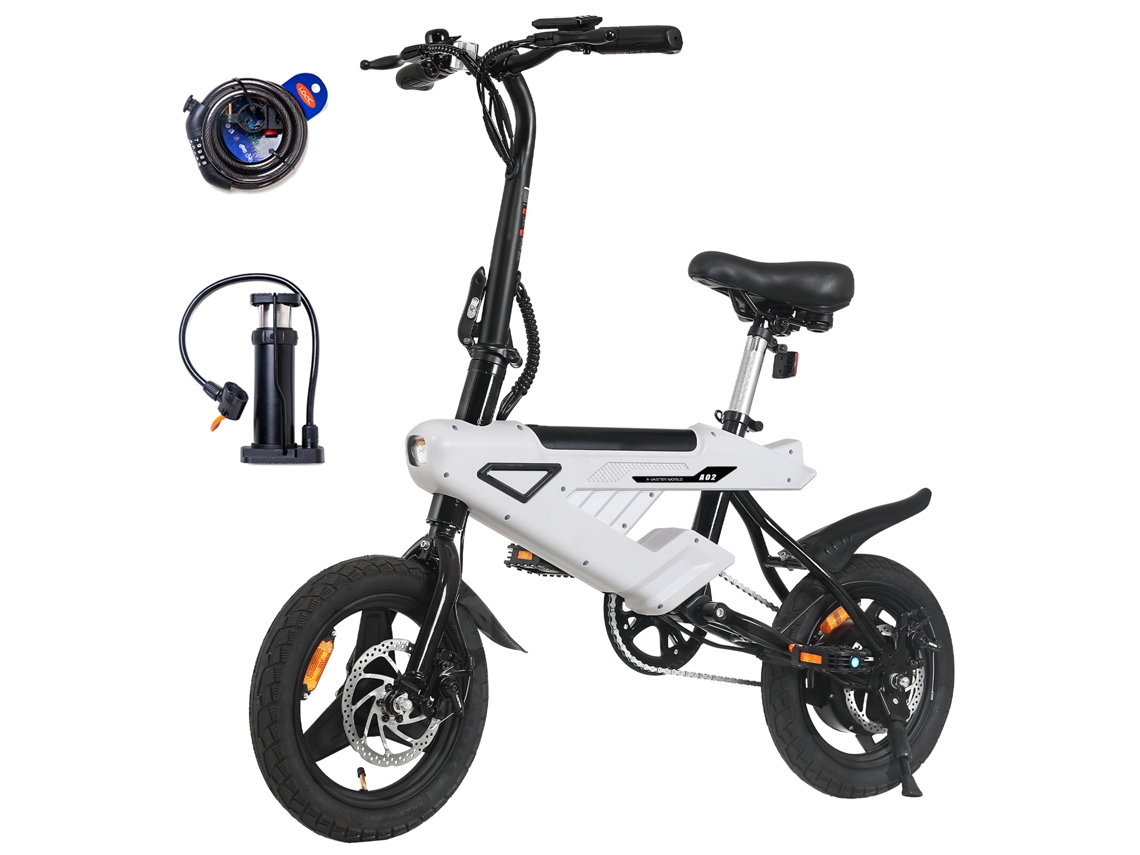 Bicicleta Elétrica Dobrável A02 14 250w 36v 6.4ah