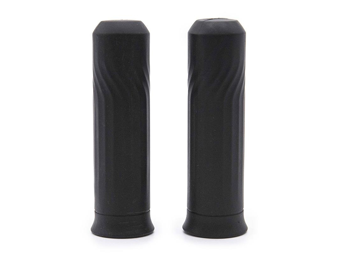 Punhos De Silicone Pretos Para Niu - 2 Unidades