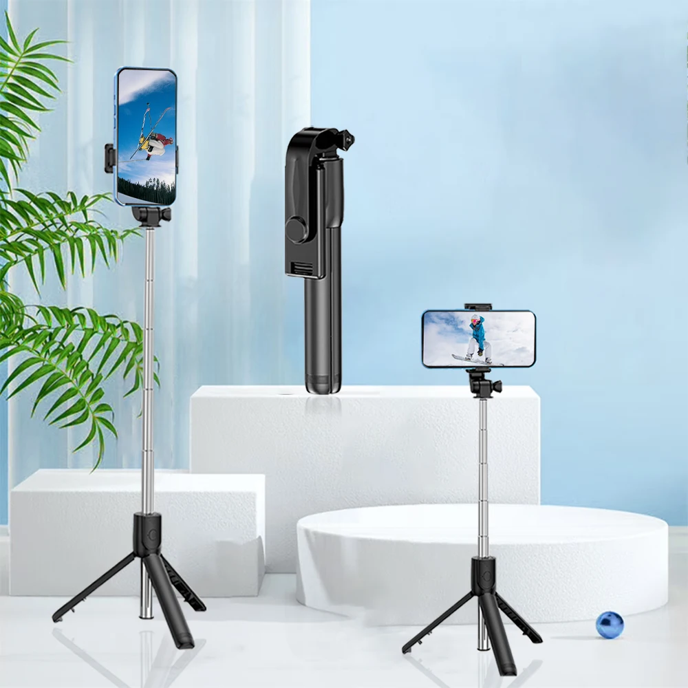 Bastão De Selfie Telescópico, Tripé Portátil De Mão Para Viagem, Suporte Para Celular 700 Mm