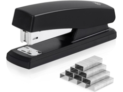 Grampeador com 1000 Grampos, Grampeador de Mesa, Capacidade para 25 Folhas BRILVIBERA