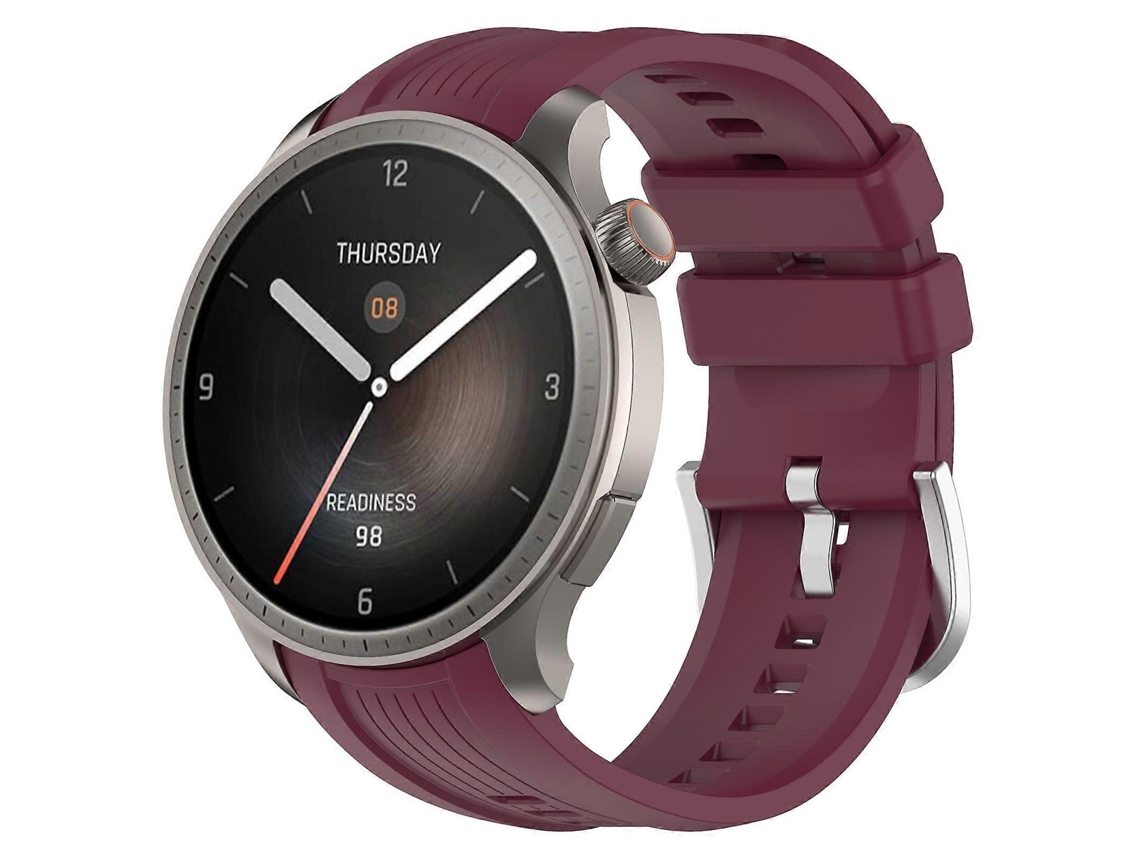 Pulseira De Silicone Com Textura Vertical Para Relógio Amazfit Balance A2286
