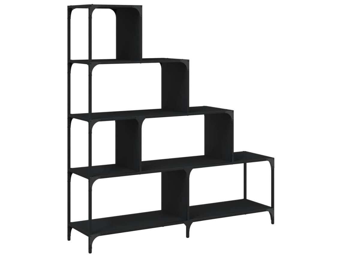 Bookcase, Bookcases Vidaxl Preto Madeira Processada (n/a)