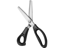 Tesoura Triangular de 5 Mm com Lâminas Serrilhadas em Aço Inoxidável, Estilo Ziguezague BRILVIBERA