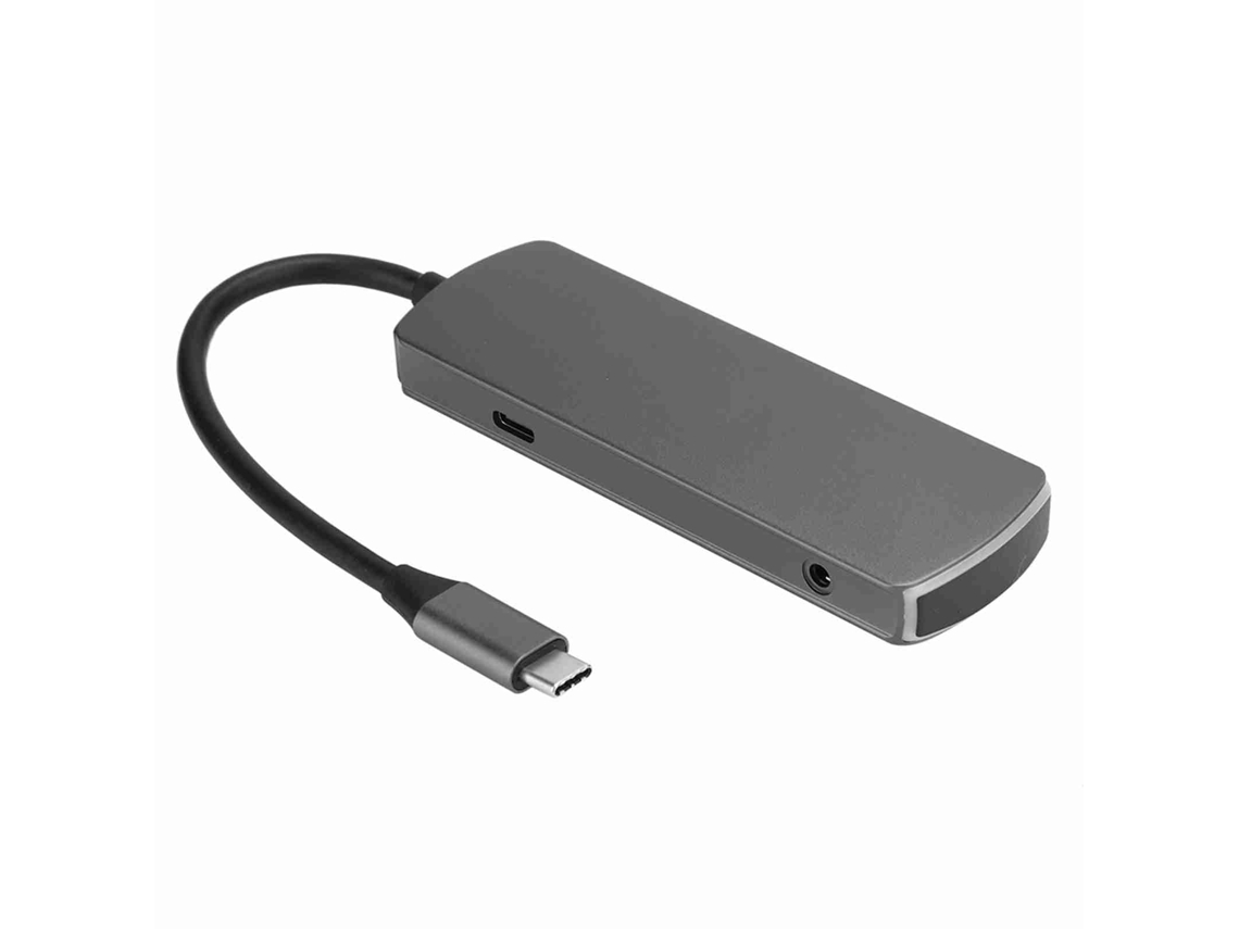 Estação De Docking Hd Multifuncional 6 Em 1 Hub Tipo C Com Hdmi Usb3.1 Carregamento Pd