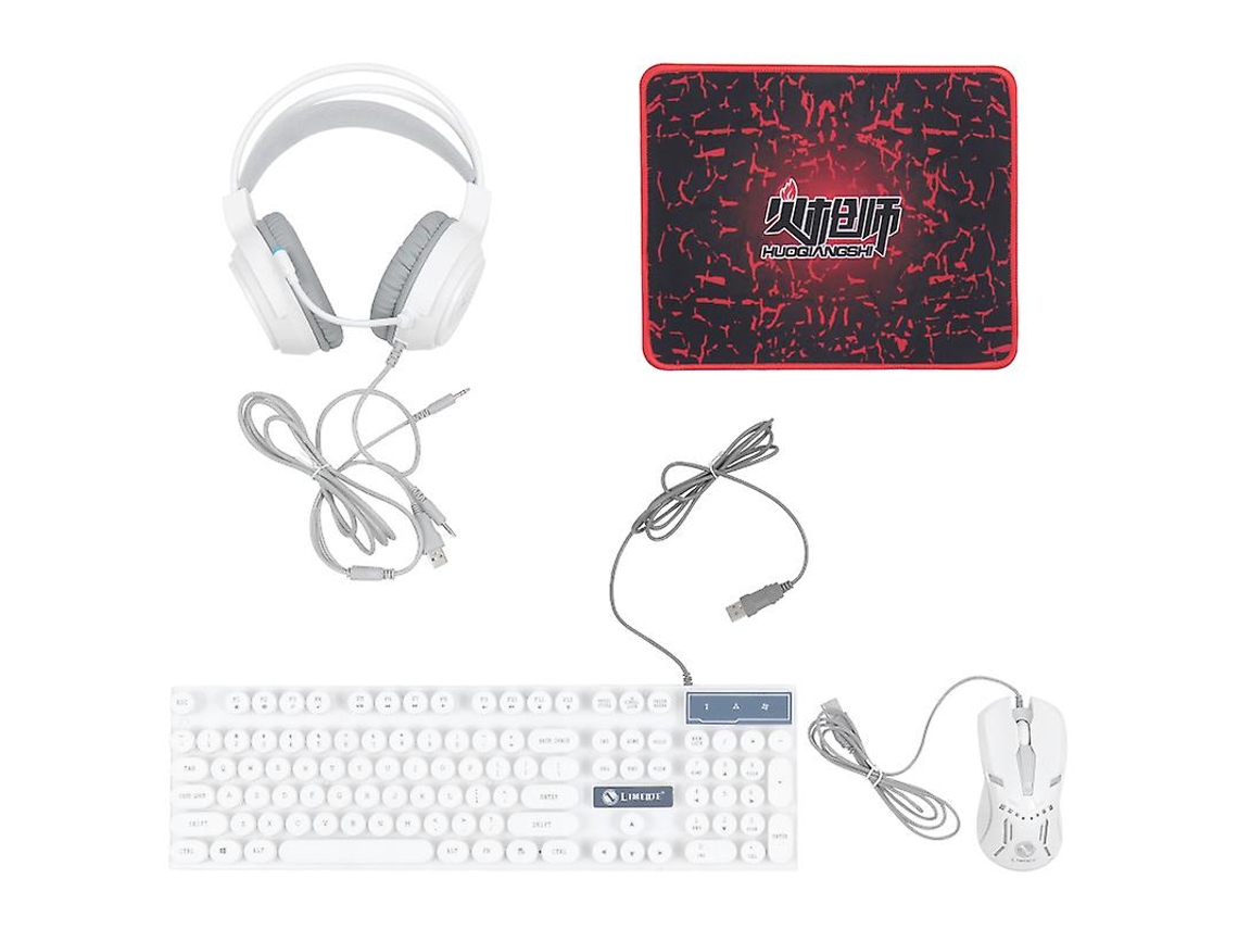 1 Unidade de Fone de Ouvido com Teclado e Mouse de Computador ALLINLESS