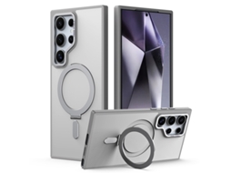 Novo Modelo De Capa Para Samsung S25 Fulcrum Shell Magsafe Com Acabamento Fosco E Proteção Contra Quedas Para Galaxy S25 Ultra - Cinza