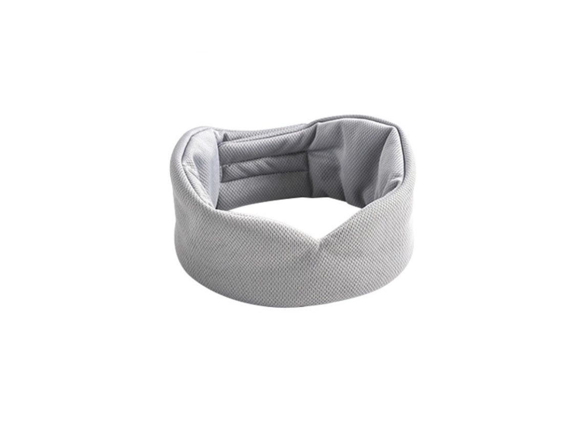 Máscara de Dormir com Cobertura Total para Olhos e Orelhas, Cor Cinza AQUAFORGE