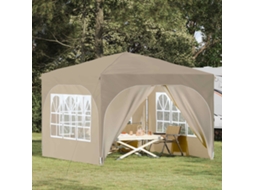Vidaxl Tenda De Festa Pop-up 290 X 290 X 245 Cm Creme