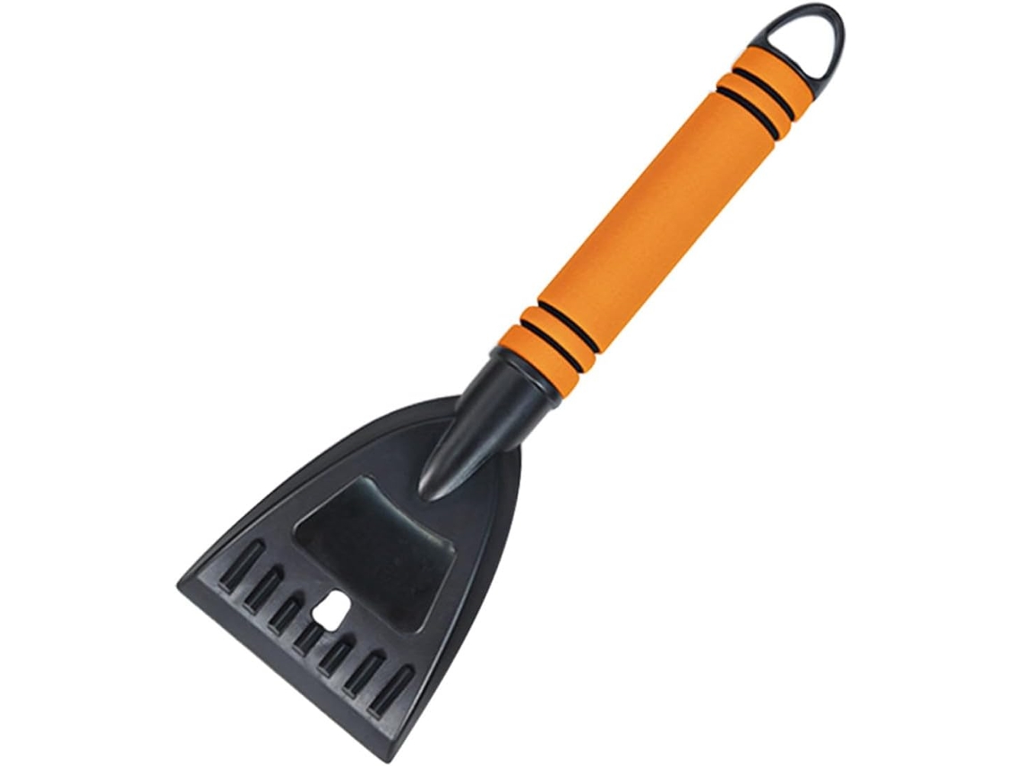 Raspador De Neve Multifuncional Para Carro, Abs Laranja 4017c, Ferramenta Para Remoção De Neve Do Para-brisa