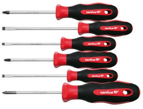 Conjunto de Chaves Combinadas  Fendas/Precisão (6 Peças)