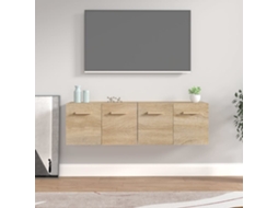 Wall Cabinet, Wall Cabinets Vidaxl Marrom Madeira Processada (60 X 36.5 X 35 Cm)