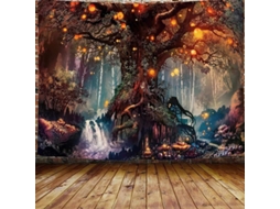 Tapeçaria Árvore da Vida da Floresta Mágica, Estilo Psicodélico, para Decoração de Quarto (2025)