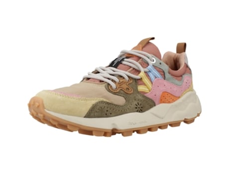 Sapatos De Mulher Flower Mountain Yamano Tecido Rosa (39)