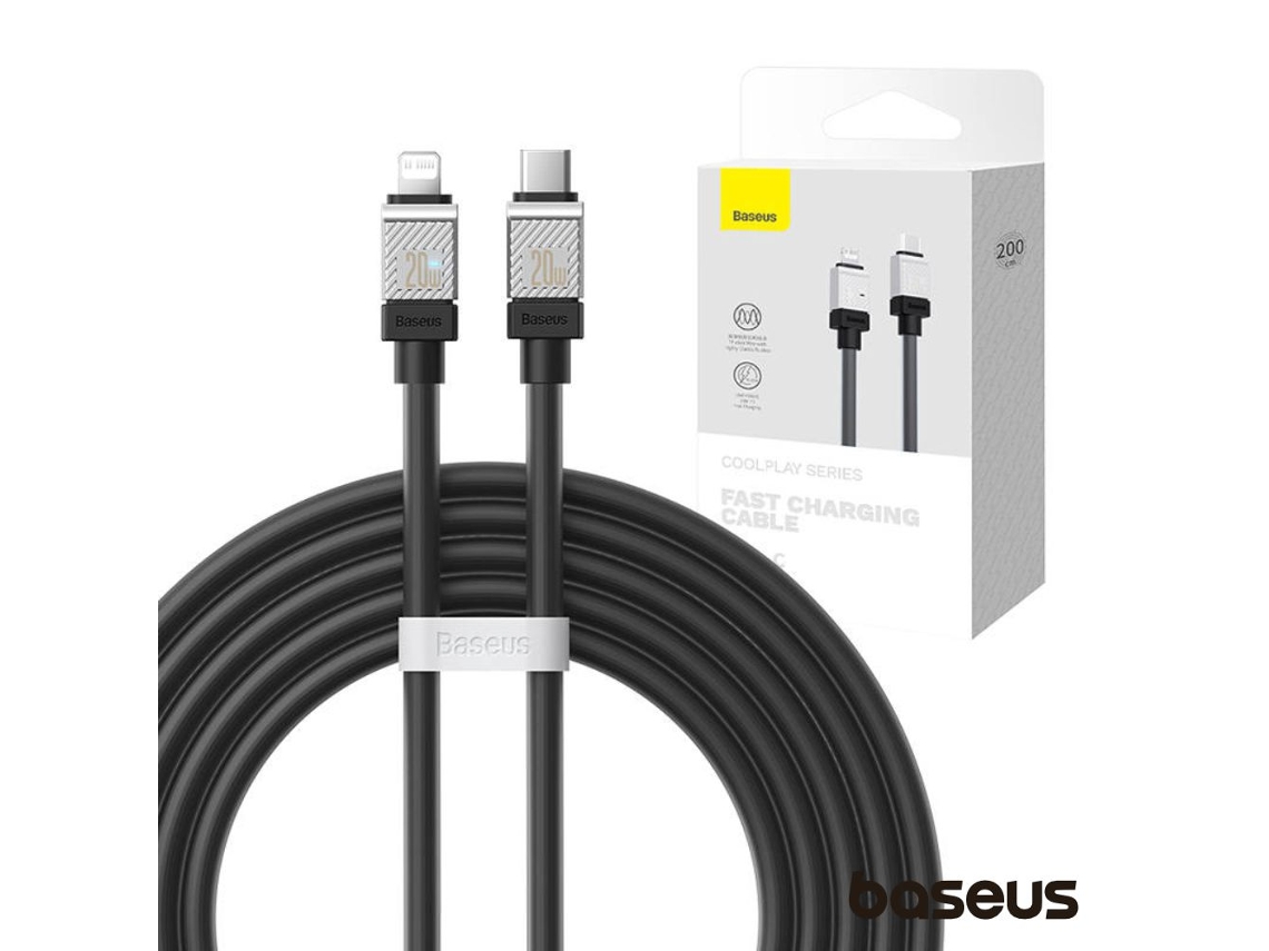 Cabo Usb-c / Lightning Macho 20w Pd 2m Coolplay Baseus