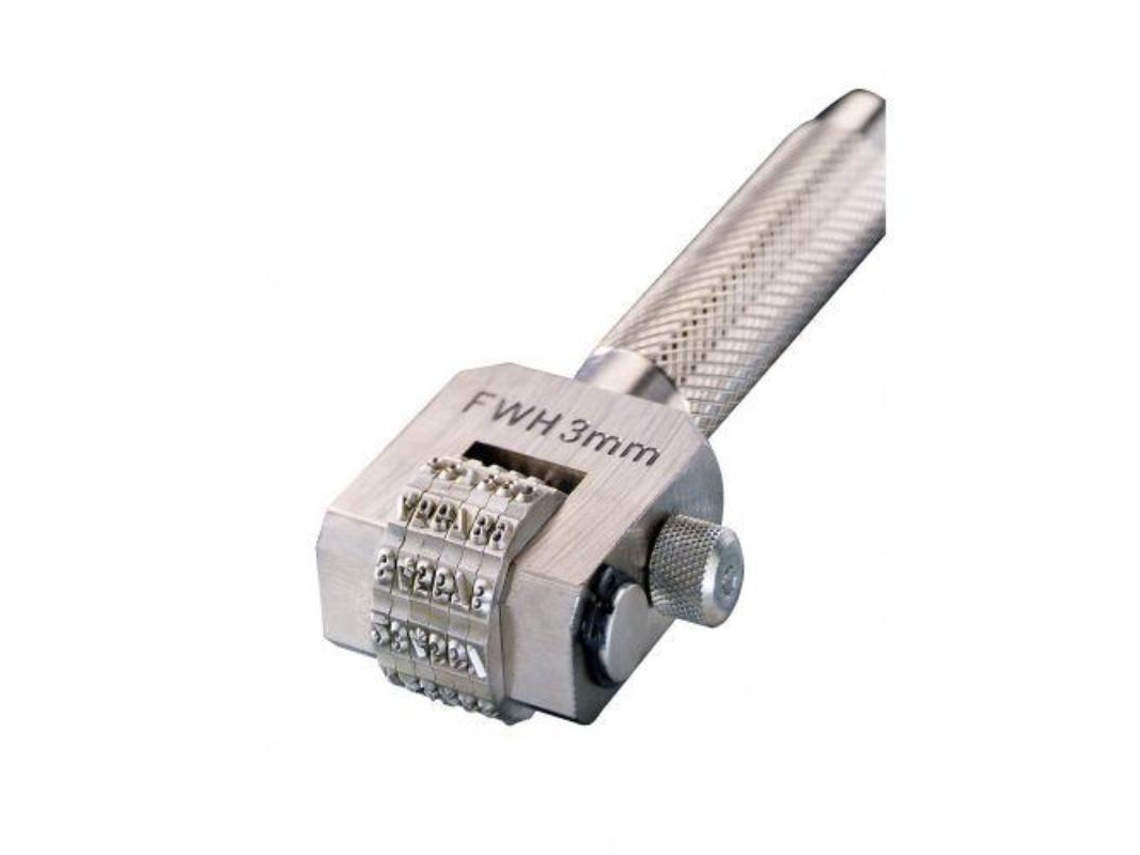 Marcador compacto de 6 rodas de 0 a 9 (4 mm) GRAVUREM