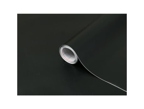 Fita adesiva DC Fix com revestimento preto fosco (90 x 210 cm)
