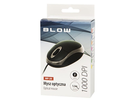 Rato Óptico Usb Cor-de-rosa  Mp-20 1000 Dpi