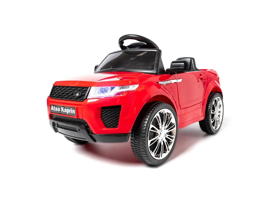Carro Elétrico Para Crianças Com Bateria De 6 V E Controle Remoto Para Pais Ataa Kaplin Vermelho