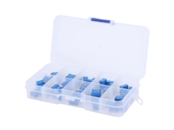 Kit De Potenciômetros Ajustáveis Laxiscreed Com Resistência Variável E 10 Valores Diferentes
