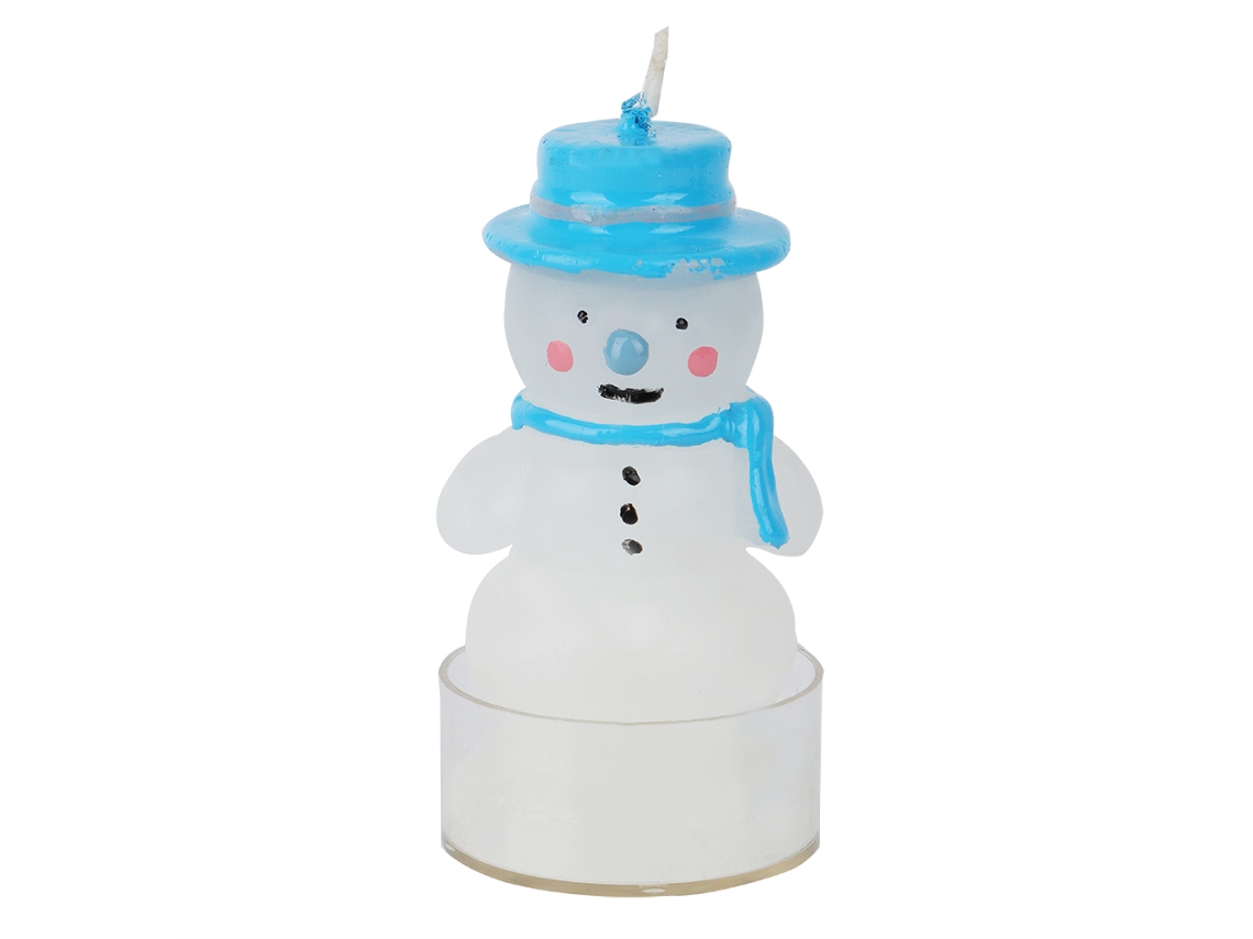 Vela Boneco de Neve Presente Aniversário Namorada Natal