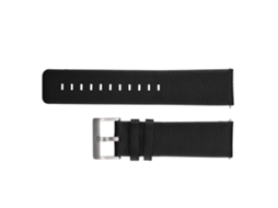 Pulseira de Couro Genuíno Preto para Fitbit Blaze EOOCOO