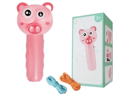 Lançador De Corda Portátil Com 2 Cordas Brinquedo Para Gato Propulsor De Corda