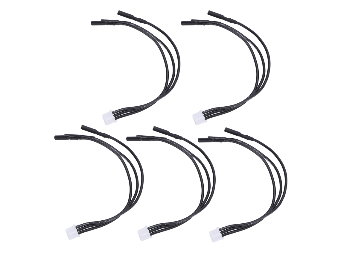5pcs Adaptador Banana Plug Fêmea 2.0mm para Ph3.0 3pin S/MARCA