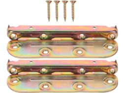 Vicasky Conjunto De 2-conectores Metálicos Para Suporte Cama, Acessórios De Ferragens Para Trilhos Cama