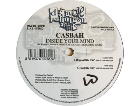 Vinil Inside Your Mind Dance Pollution