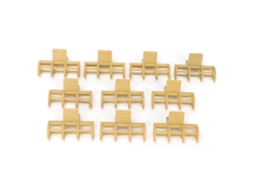 2026 10 Clips de Rodillo Caliente para Peinado, Resistentes a Altas Temperaturas, 10 Piezas, Abs, para Salones Y Uso Personal