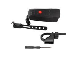 Buzina elétrica AQUAFORGE com alarme antifurto, guidão, Mtb, estrada, patinete e uso diário