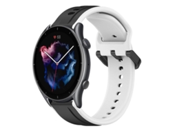 Pulseira De Silicone Bicolor Com Formato Convexo De 22 Mm Para Amazfit Gtr 3 Pro
