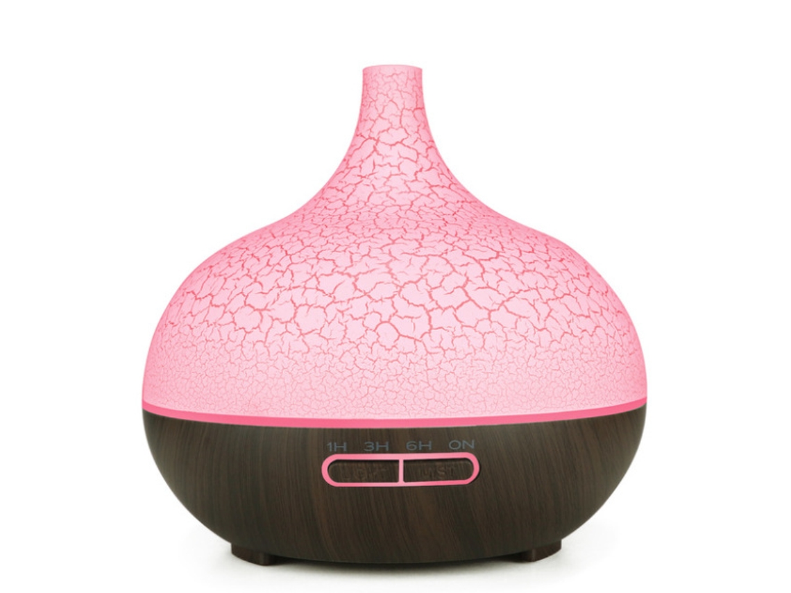 Difusor De Óleos Essenciais Aromaterapia/umidificador De Névoa Fria 400ml Led De 7 Cores Ehstmind