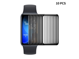 10 peças para huawei band 8 enkay hat-prince 3d cobertura completa soft peça edge + filme protetor de tela pmma hd