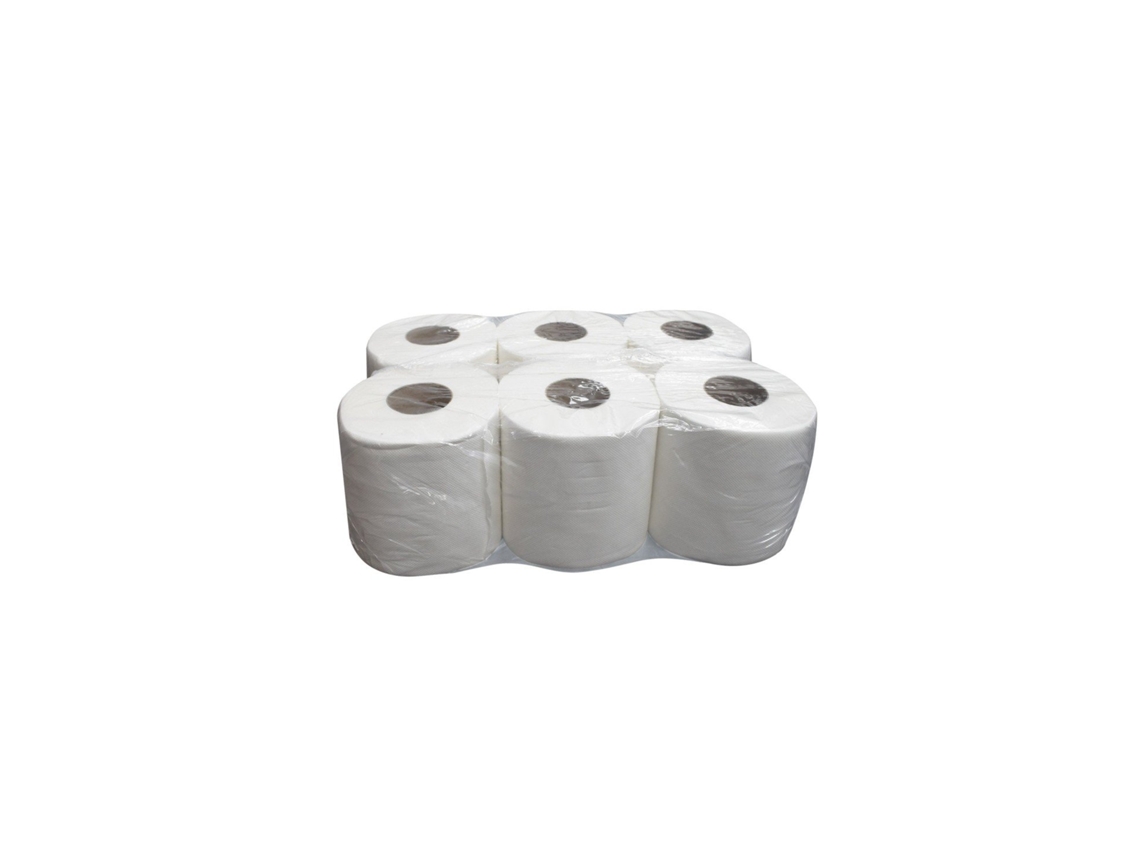 Jardin202 - Bobinas De Papel Industrial De Doble Capa | Pack De 2 (215m) Y 6 (70m) Unidades | Alta Absorción Pack 6 Uds | Pack 6 Uds ()