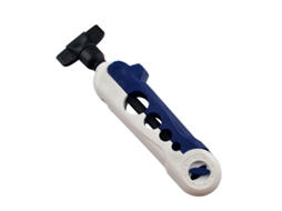 Enrolador de Linha MDUG portátil em plástico ABS, branco e azul
