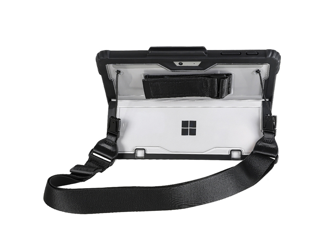 Compatível Com Surface Pro 8 Capa Transparente Com Bordas E Alça Preta Inf