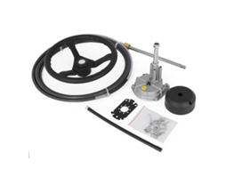 Sistema de Direção Rotativa de Turbina de Motor Marítimo 15 Pés Ss13715 Cabo de Barco com Roda VEVOR