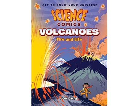 Livro Science Comics Volcanoes de Jon Chad (Inglês - Capa Dura)