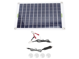 Carregador Solar Portátil Com Controlador Inteligente Impermeável Para Rv 30w 12v