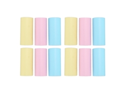 12 Rolos De Papel Térmico Mini Colorido 57x25mm Para Impressora Térmica Diy Versátil