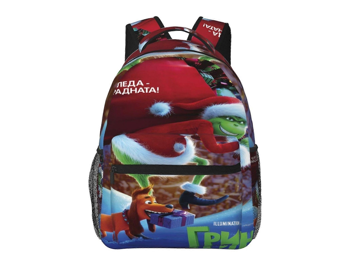 Mochila Grinch E180 Para Escola E Trabalho, Leve E À Prova Dágua, Mochila Estilosa Para Estudantes E Adultos N180 Olysi Shop