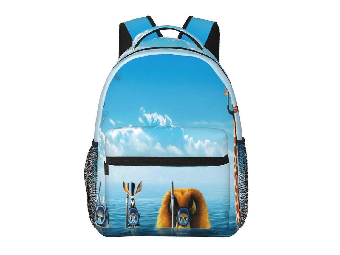 Mochila De Estudante Penguins Of Madagascar T38, Durável E Leve, Com Alça De Ombro Impermeável E Respirável R38 Olysi Shop
