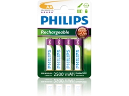 Pilhas PHILIPS R6B4RTU25/10
