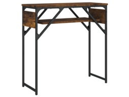 Console Table, Console Tables Vidaxl Marrom Madeira Processada (n/a)