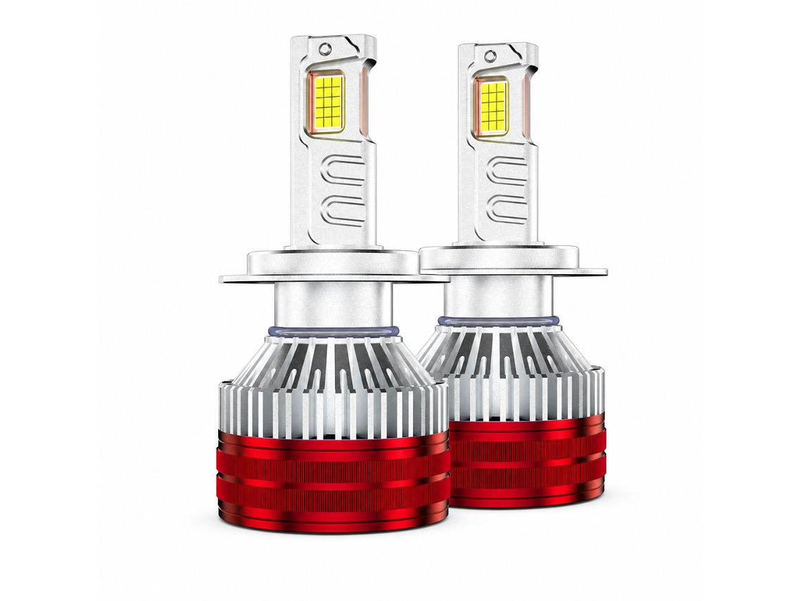Lâmpada Led Para Farol Automóvel Redsea 9004, 220 W, Preta Galvanizada