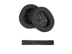 Conjunto de Almofadas para Bandana e Orelha para Steelseries Arctis 7/