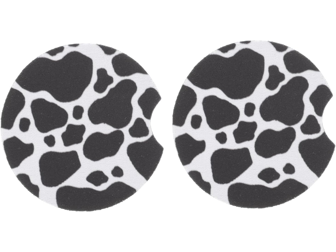Conjunto De 4 Porta-copos De Neoprene Antiderrapantes E Absorventes De Umidade, Com Estampas.